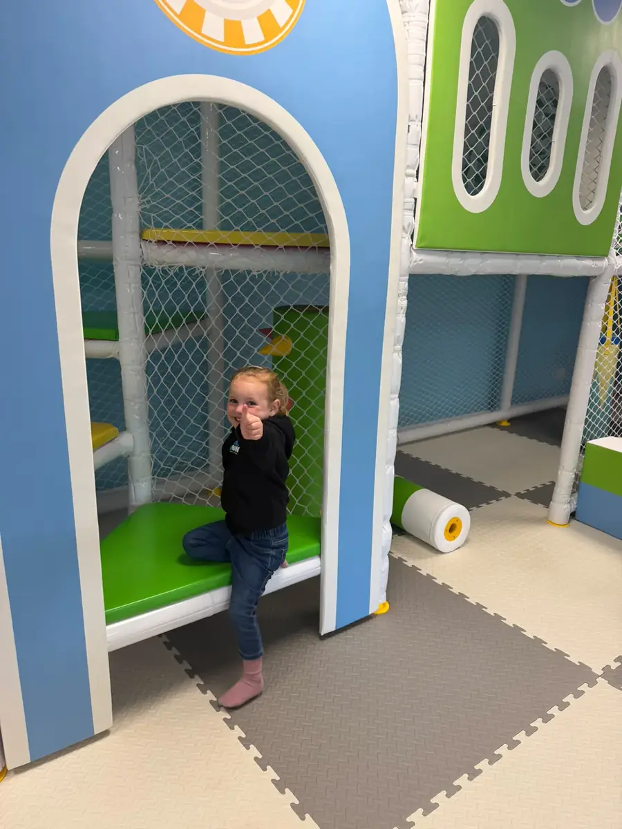 The toddler playhouse in the Kids Zone